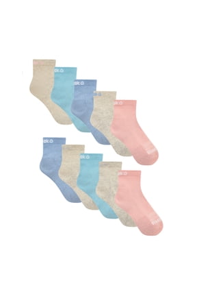 Girls Pro-Series Ankle Socks, 10-Pack
