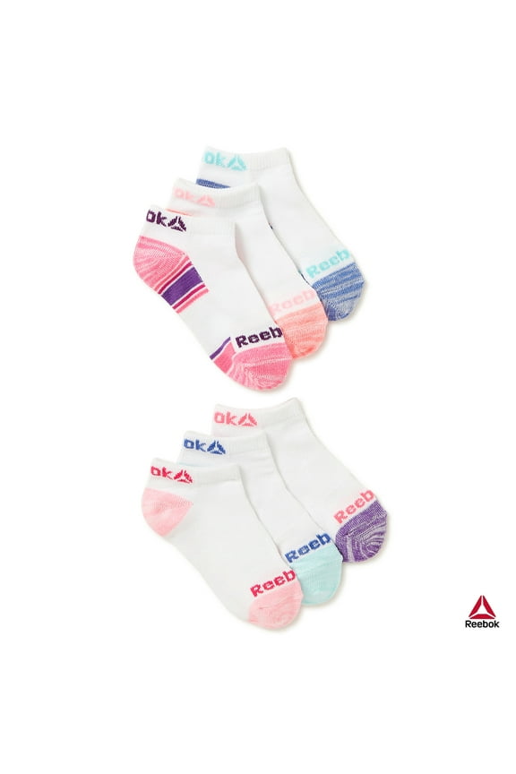 Girls Pro-Series Lightweight No Show Socks, 6-Pack