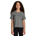 thumbnail image 1 of Reebok Girls Relay Slinky Jersey Cropped Short Sleeve T-Shirt, Sizes 4-18, 1 of 7