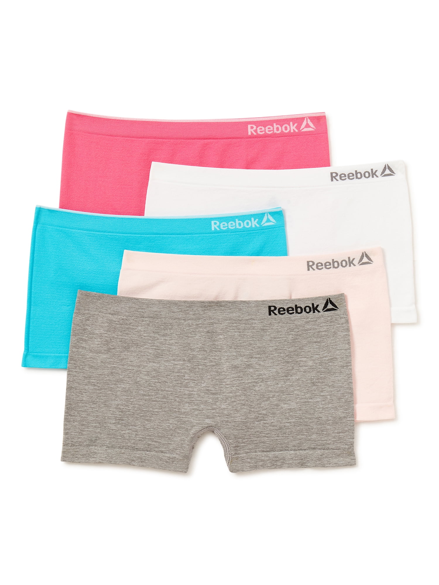 Reebok Underwear Kids Large 12-14 Multicolor 5Pack Seamless Boy