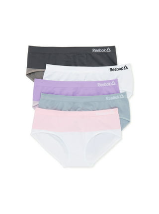 Reebok Women's Underwear - Seamless Hipster Briefs (5 Pack), Size