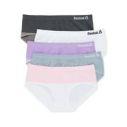 Reebok Girls Seamless Underwear Hipster Panties, 5-Pack