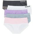 thumbnail image 1 of Reebok Girls Seamless Underwear Hipster Panties, 5-Pack, 1 of 6