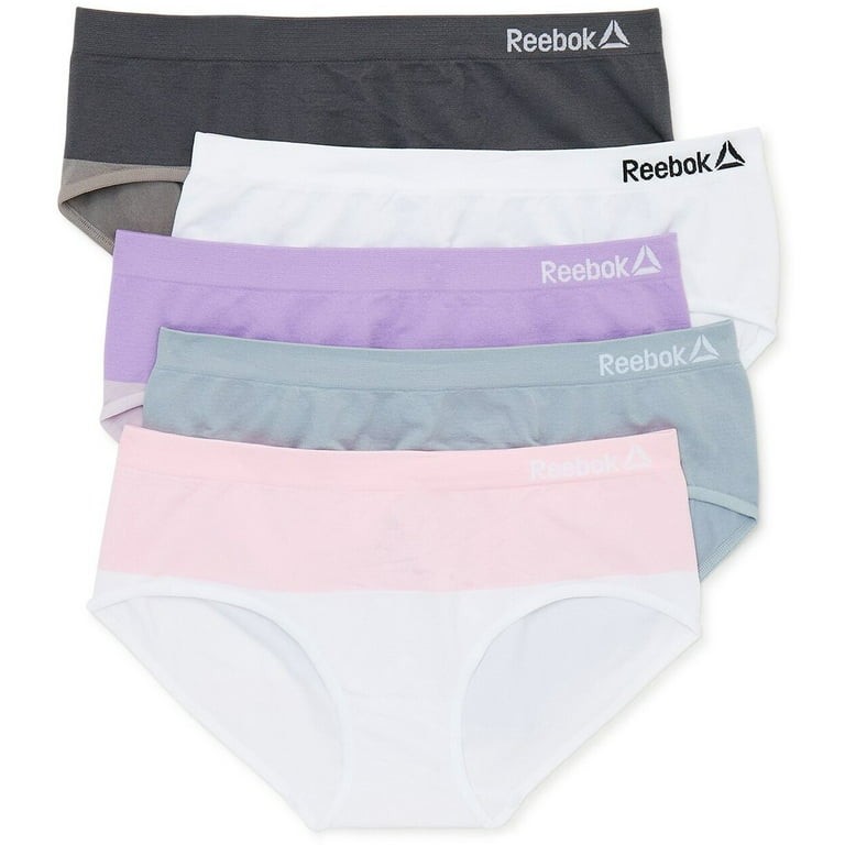 Reebok Girls Seamless Hipster Panties, 5-Pack