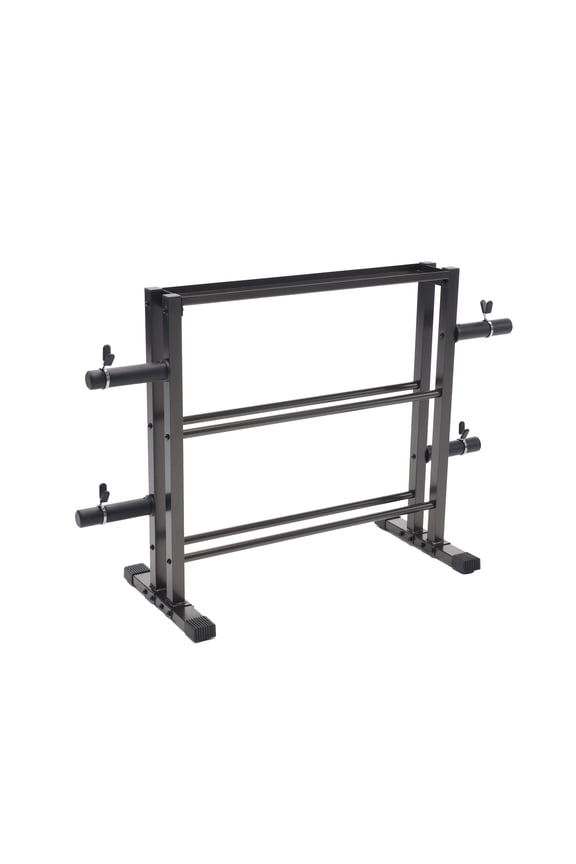 3-Tier Storage Rack – 1,000 lb Capacity Steel Organizer for Dumbbells & Olympic Plates