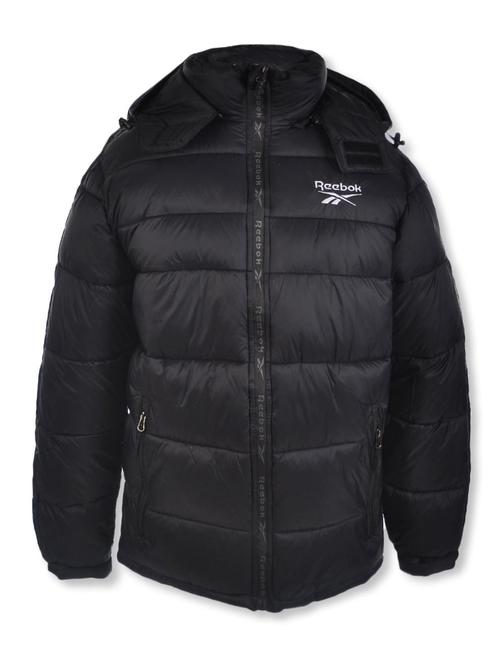 Reebok black store puffer jacket