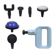 Reebok Hot & Cold Percussion Massager with Aromatherapy, 6 Speeds, Rechargeable, Portable Deep Tissue Relief, Blue