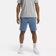 thumbnail image 1 of Reebok Mens Regular fit Sweat Shorts Small Blue Solid, 1 of 5