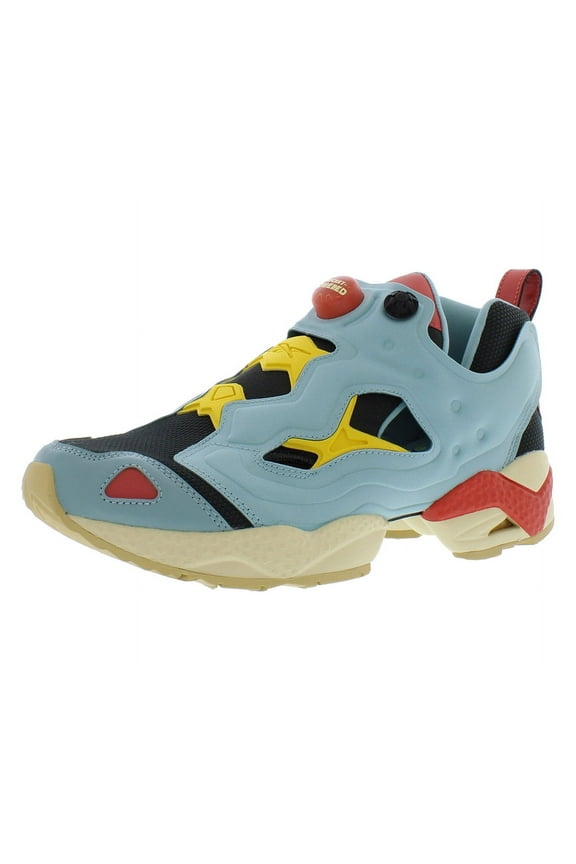 Instapump Fury 95 Unisex Shoes Size 9, Color: Whisper Teal/Rhodonite/Always Yellow