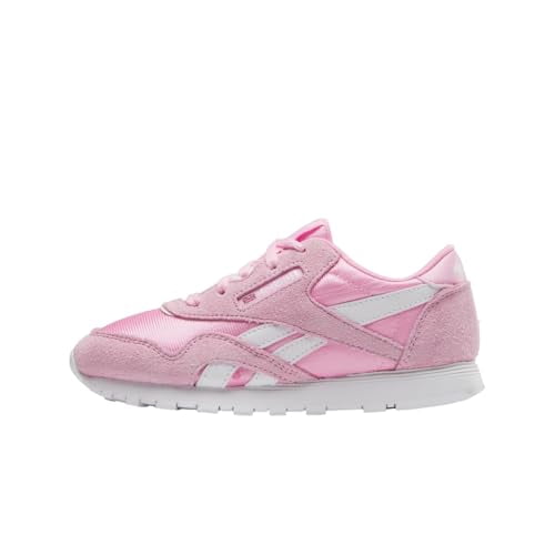Reebok Kid's Classic Nylon Sneakers Astro Rose/White Size 5 Unisex Big Kid