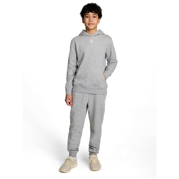 Reebok Kid's Unisex Athletic Game Day Sport Core Hoodie & Jogger, 2-Piece Set, Sizes 4-18