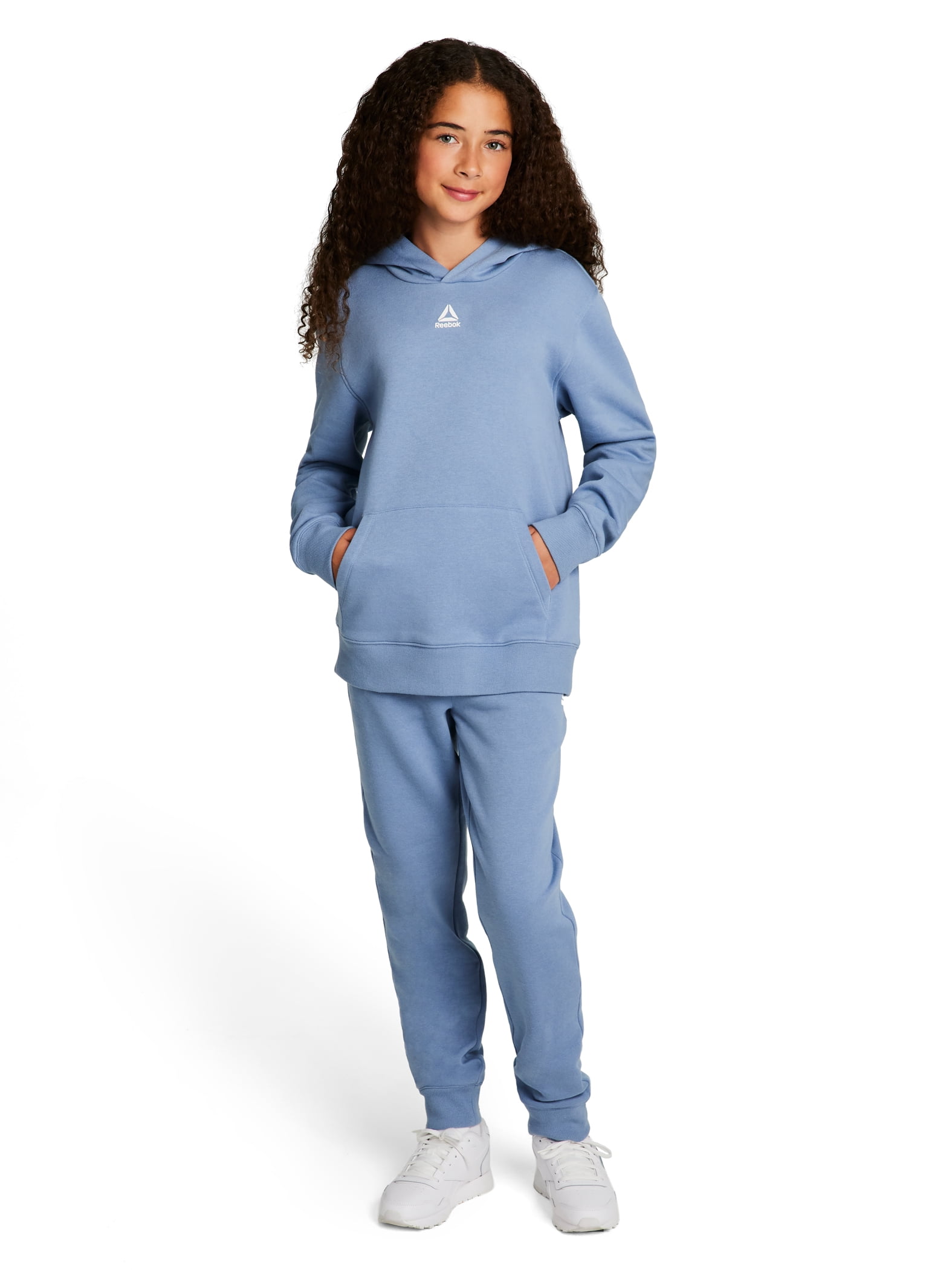 Reebok Kid's Unisex Athletic Game Day Sport Core Hoodie & Jogger, 2-Piece Set, Sizes 4-18