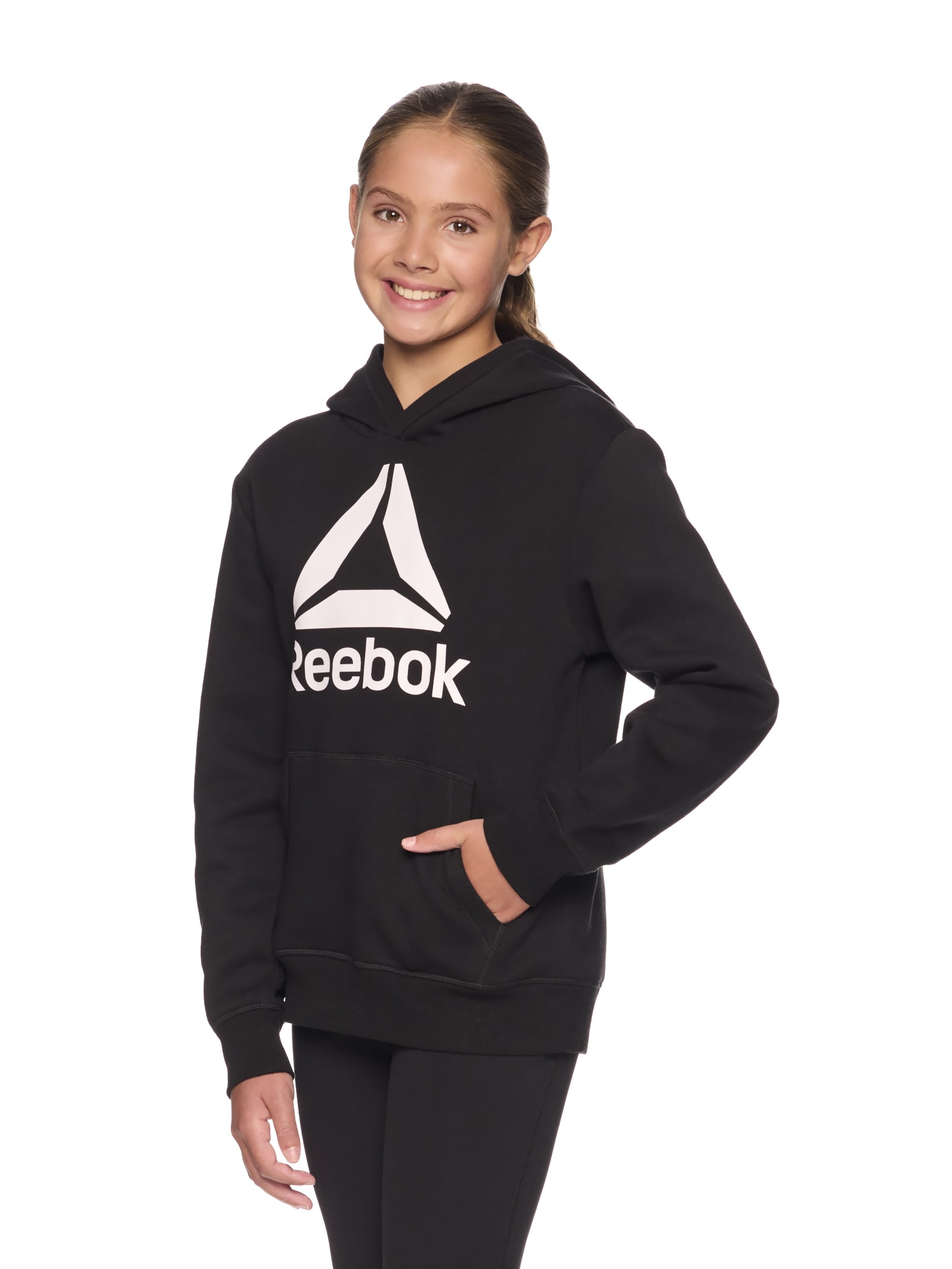 Reebok Kid's Unisex Game Day Fleece Hoodie, Sizes 4-18