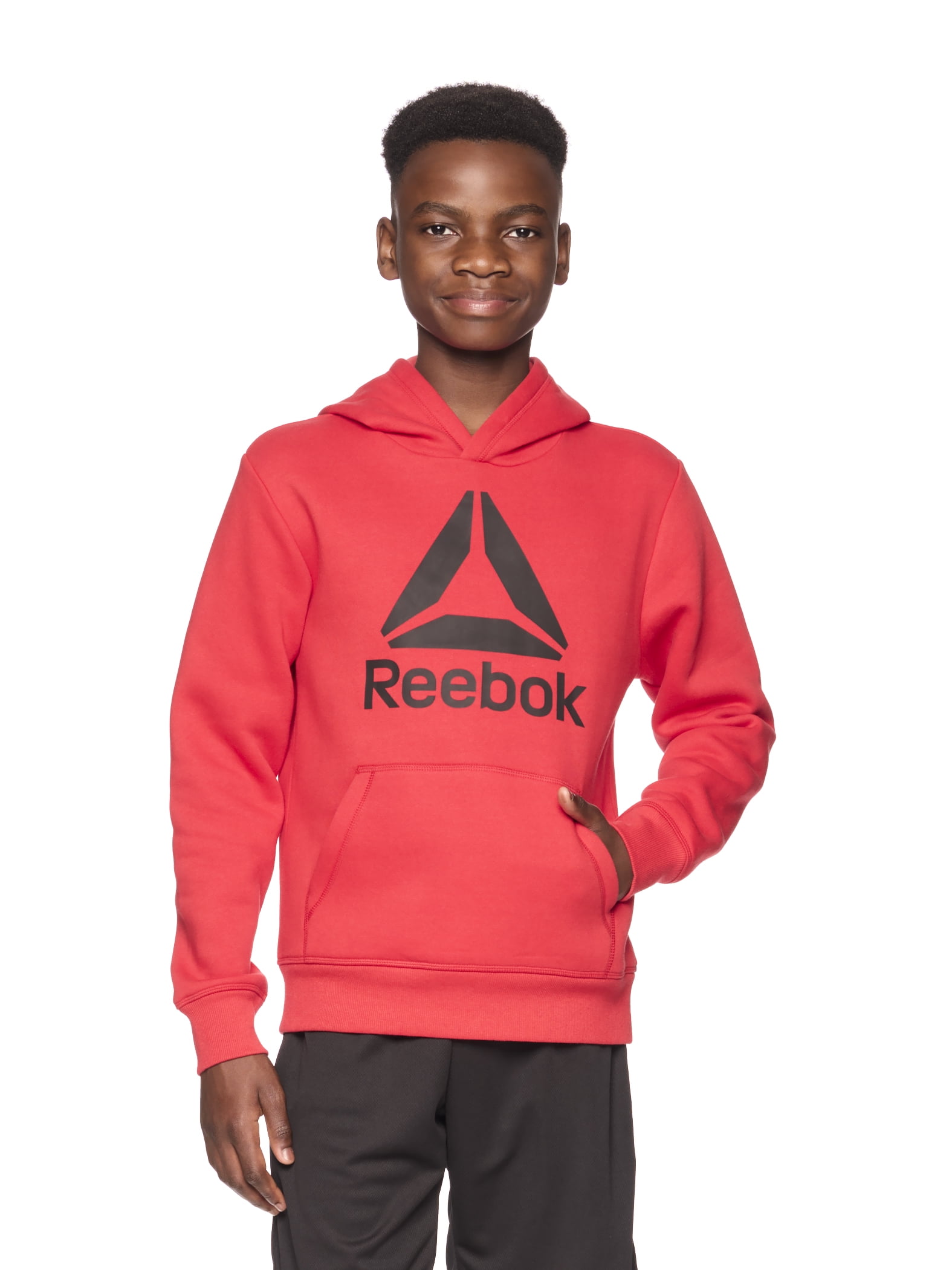 Reebok Kid's Unisex Game Day Fleece Hoodie, Sizes 4-18