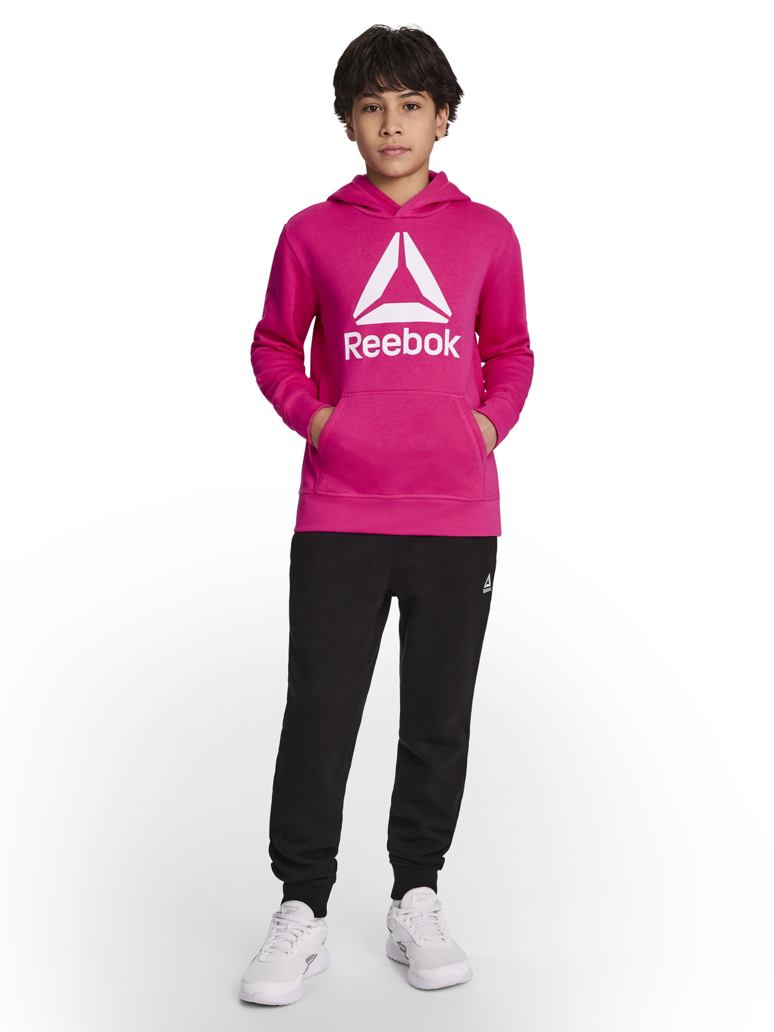 Reebok Kid's Unisex Game Day Fleece Hoodie, Sizes 4-18