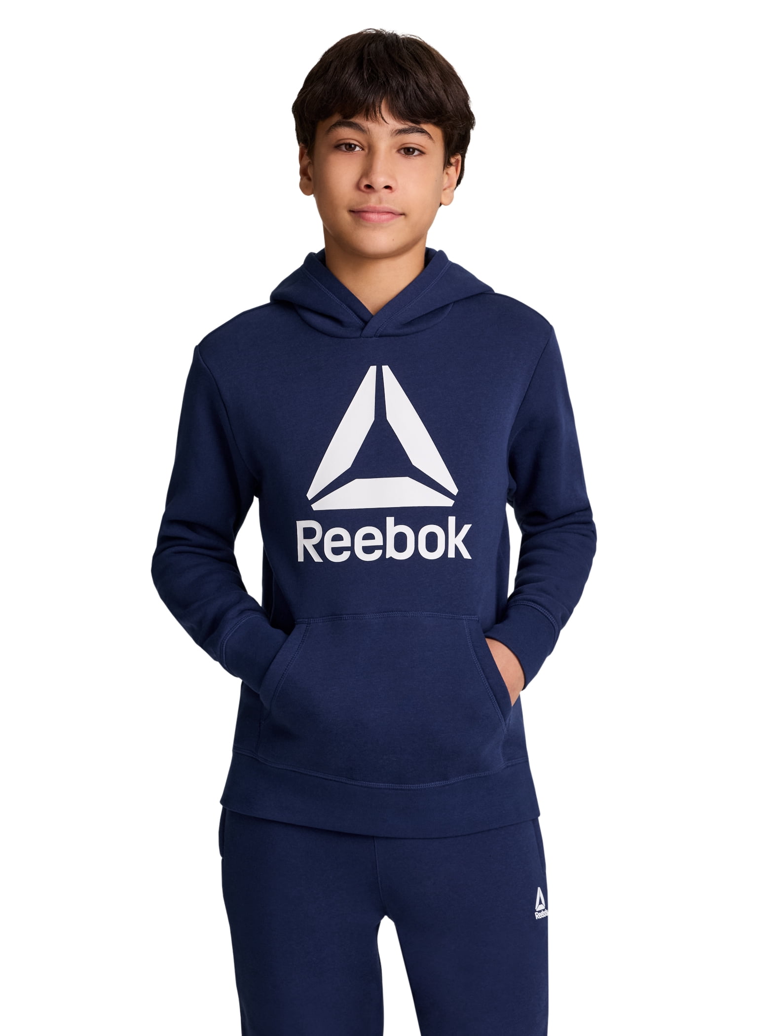 Reebok Kid's Unisex Game Day Fleece Hoodie, Sizes 4-18