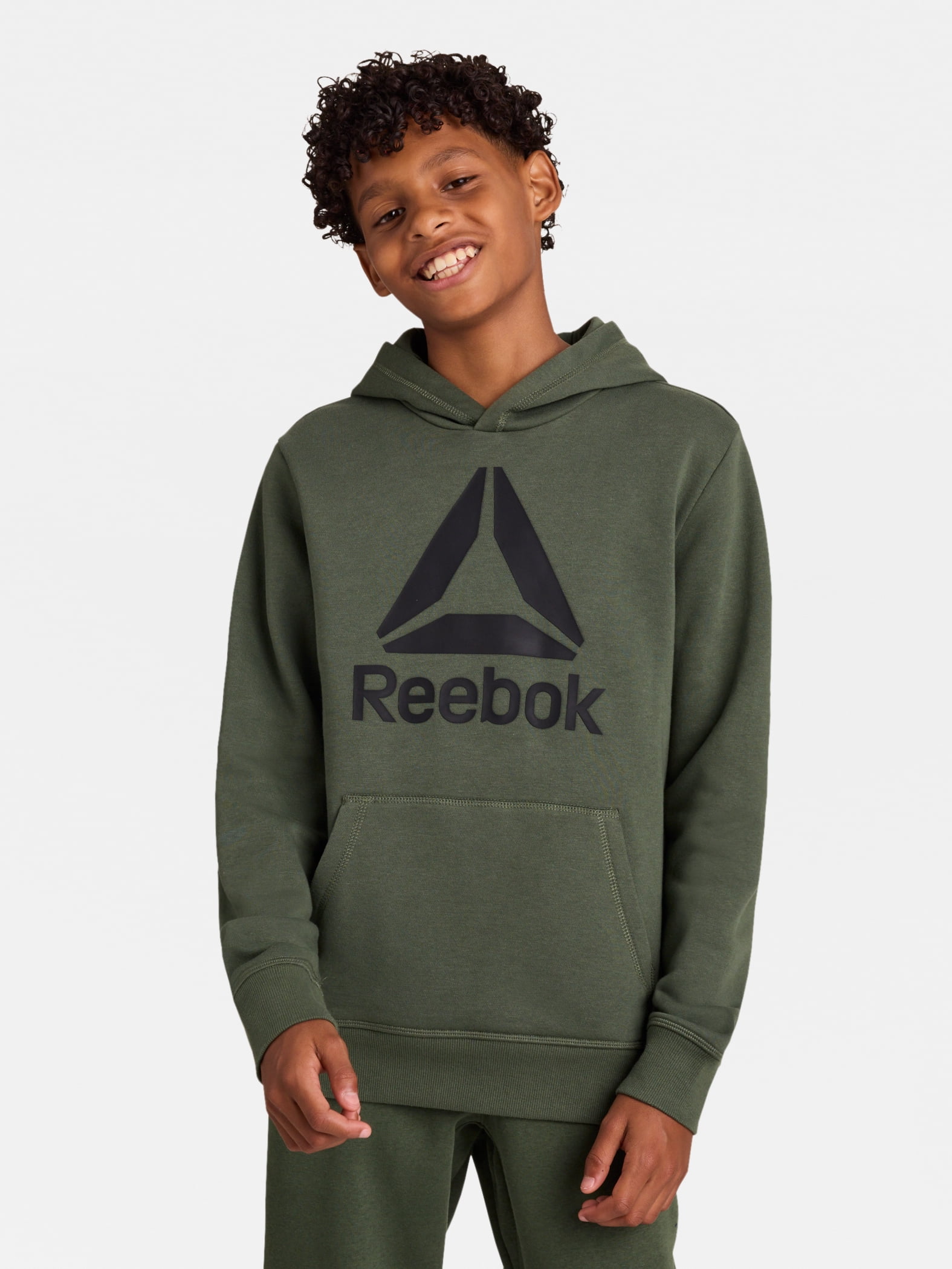 Reebok Kid's Unisex Game Day Fleece Hoodie, Sizes 4-18