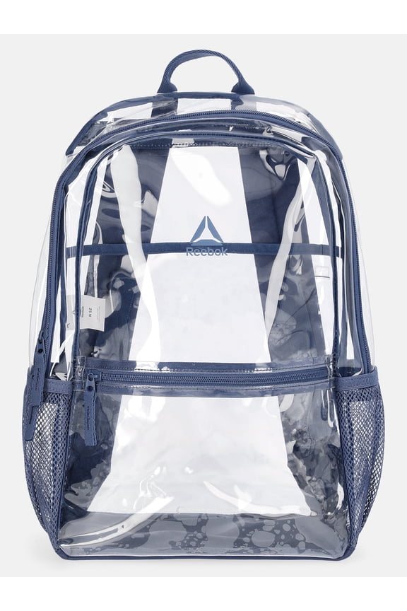 Kids' Kiwi 17" Clear Backpack, Dusty Indigo