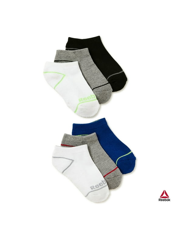 Kids Boy's Pro Series Cushion Low Cut Socks, 6 Pack