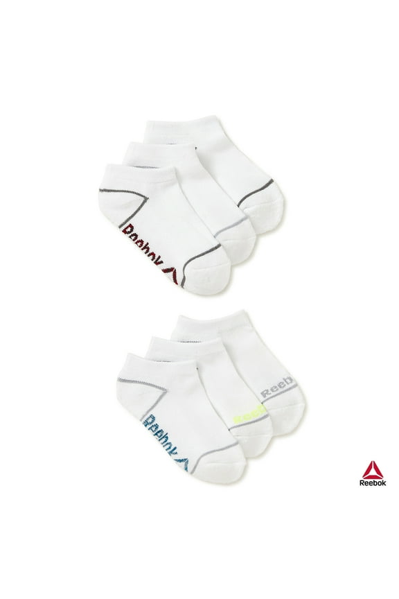 Kids Boy's Pro Series Cushion Low Cut Socks, 6 Pack