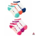 thumbnail image 1 of Reebok Kids Girl's Terry Low Cut Socks, 6 Pack, 1 of 9