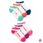 Reebok Kids Girl's Terry Low Cut Socks, 6 Pack