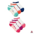 thumbnail image 1 of Reebok Kids Girl's Terry Low Cut Socks, 6 Pack, 1 of 9