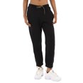 thumbnail image 1 of Reebok Ladies Black Logo-embroidered Track Pants, Size Medium, 1 of 1