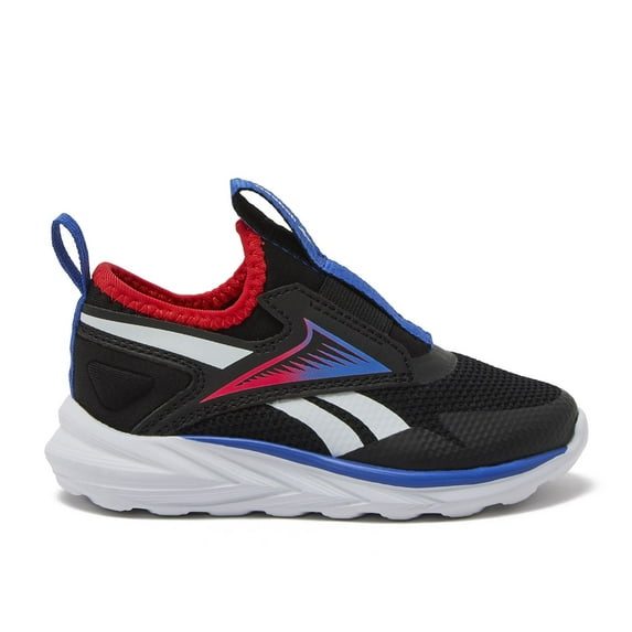 Reebok Lite Spinner Kids' Toddler Sneakers Color: Black Red Blue Size: 10 T