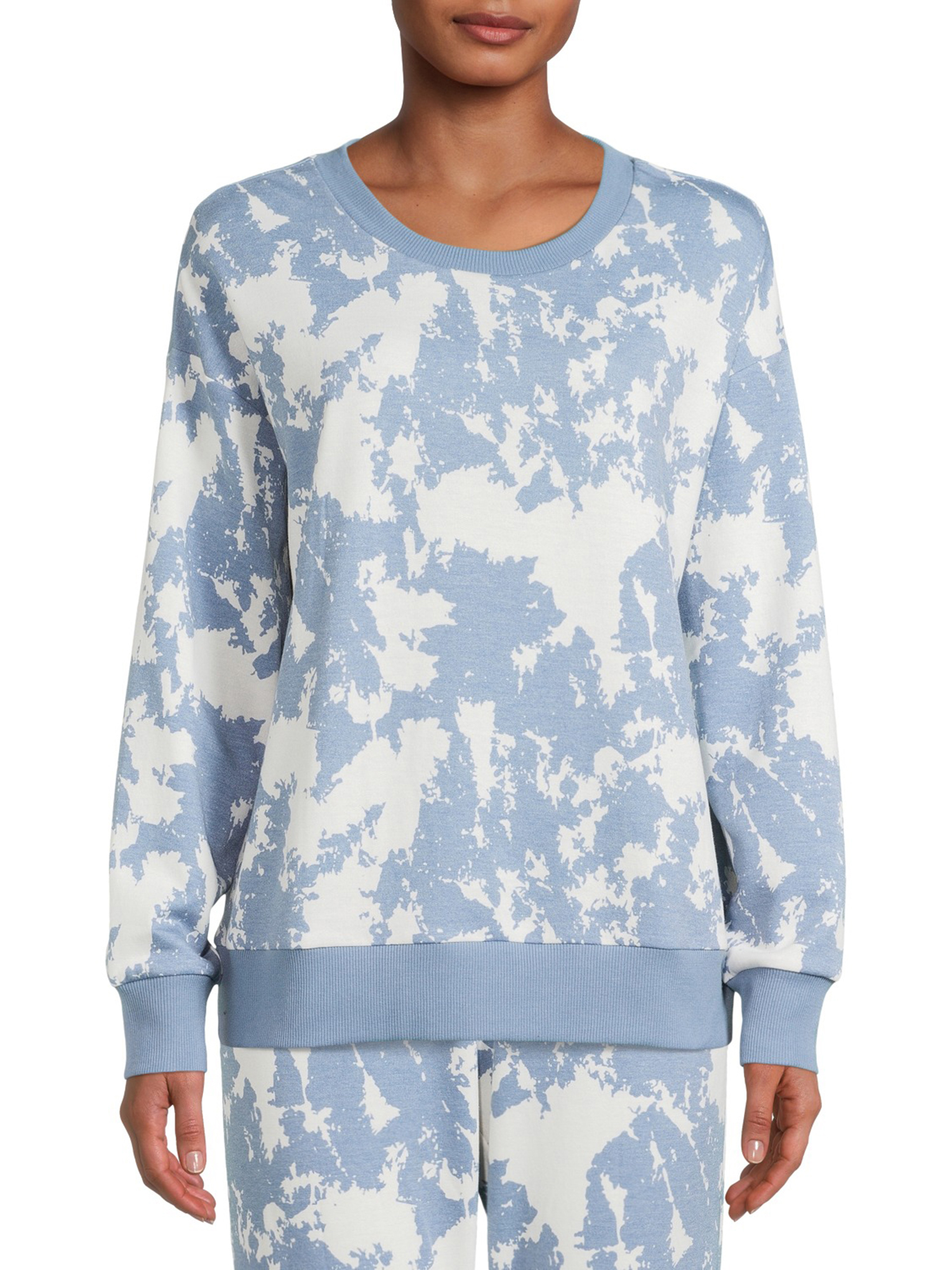 Reebok Long Sleeve Pullover Relaxed Fit Sweatshirt (Women's) 1 Pack - image 1 of 6
