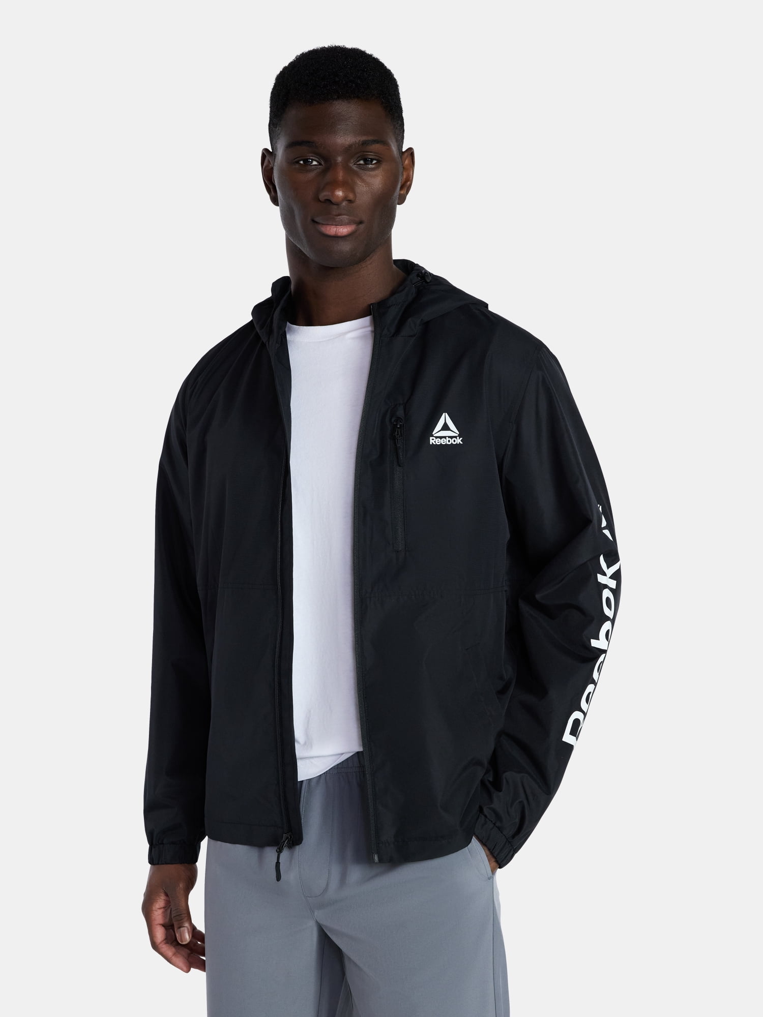 Reebok Men and Big Men's Jersey Lined Windbreaker, Sizes S-3XL