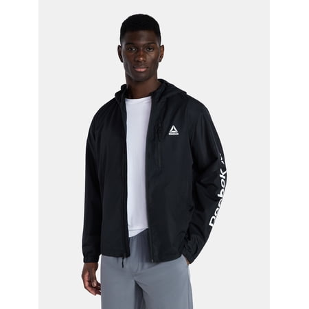 Reebok Men and Big Men's Jersey Lined Windbreaker, Sizes S-3XL