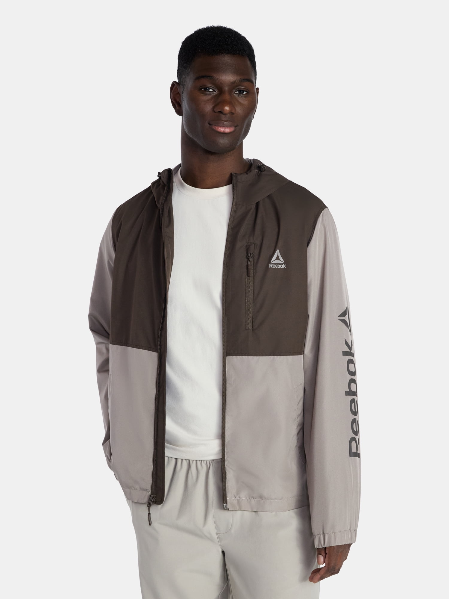 Reebok Men and Big Men's Jersey Lined Windbreaker, Sizes S-3XL