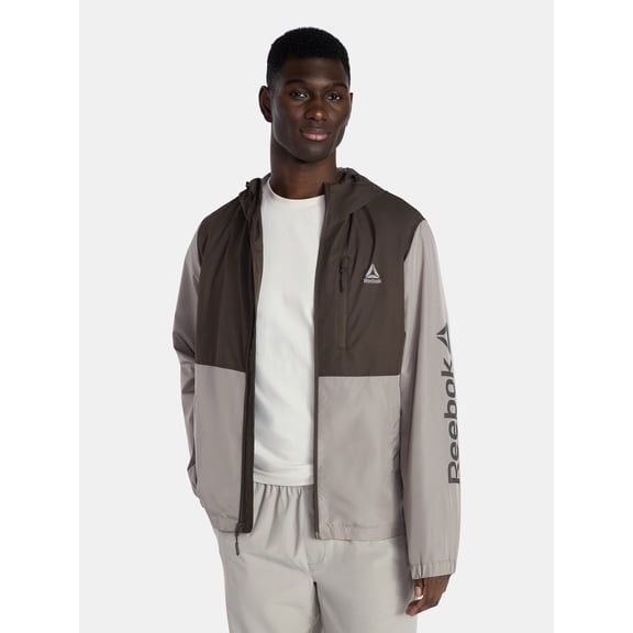 Reebok Men and Big Men's Jersey Lined Windbreaker, Sizes S-3XL