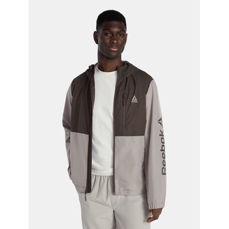 Reebok Men and Big Men's Jersey Lined Windbreaker, Sizes S-3XL