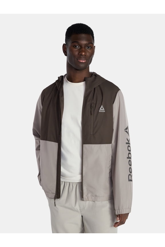 Men and Big Men's Jersey Lined Windbreaker, Sizes S-3XL