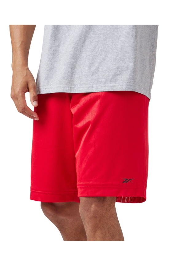 Basketball Shorts Men's Small Red Mesh Logo Crossover Running FTS962