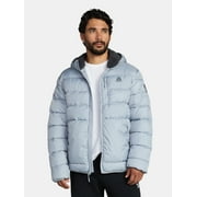 REEBOK Men and Big Men's Puffer Coat with Hood, Heavyweight, Sizes S-3XL
