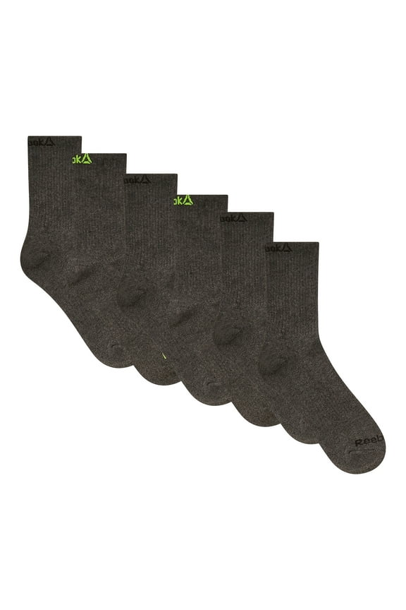 Men's Pro Series Cushion Mid Crew Socks, 6-Pack