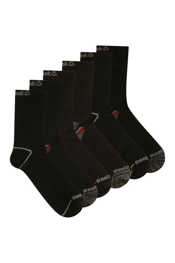 Men's Pro Series Cushion Mid Crew Socks, 6-Pack