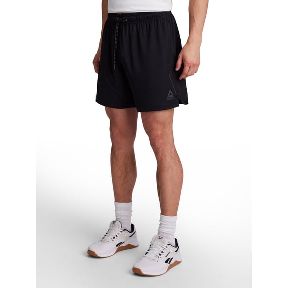 Reebok Men's and Big Men's Agility Hybrid Short, 6" inseam, Sizes XS-5XL