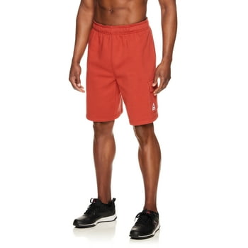 Reebok Men's And Big Men's Essential Fleece Cargo Shorts, up to Size 3XL