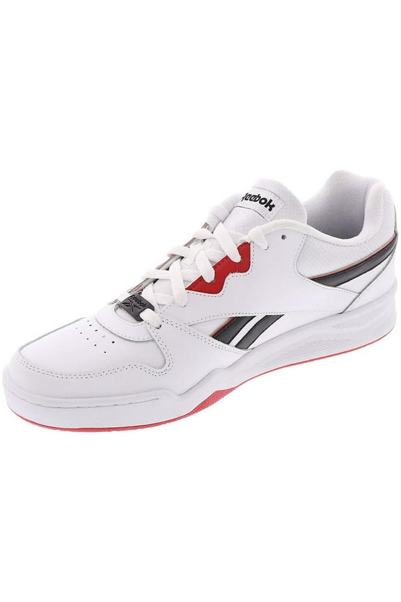 Men's BB4500 Low 2 Basketball Shoe, White/Black/Vector Red, 12