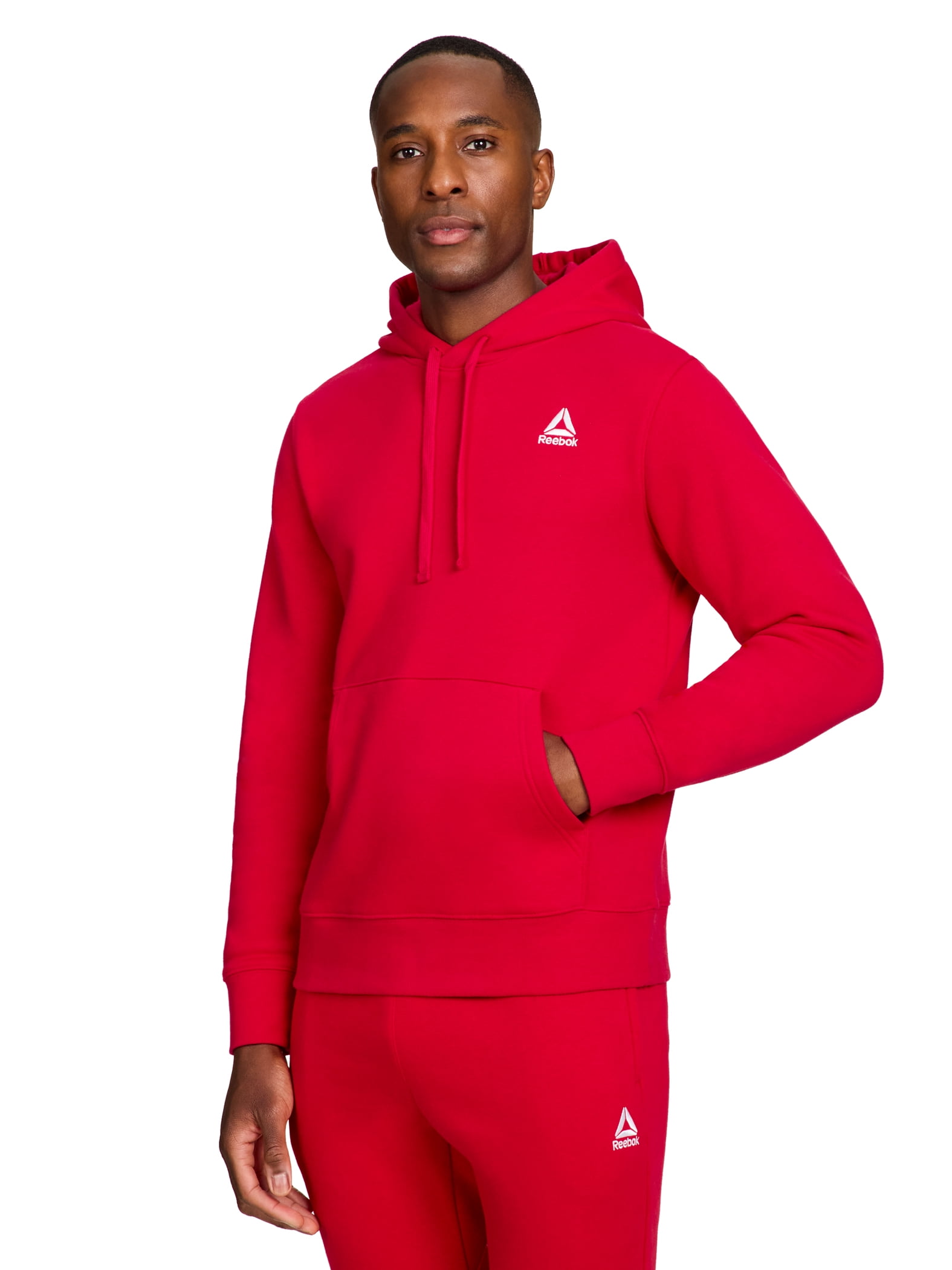 Reebok Men's and Big Men's Game Day Fleece Left Chest Hoodie, Sizes XS-5XL