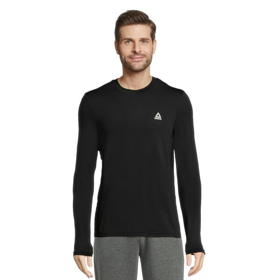 Reebok Men's & Big Men's Long Sleeve Sun Shirt with UPF 50+, Sizes S-3XL