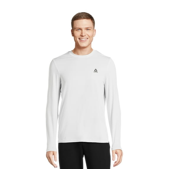 Reebok Men's & Big Men's Long Sleeve Sun Shirt with UPF 50+, Sizes S-3XL