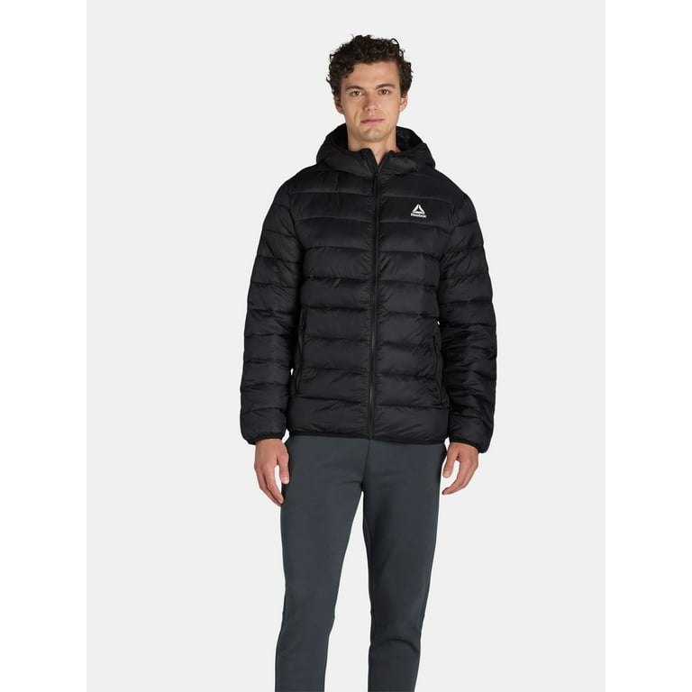 Reebok Puffer Jacket Mens Reebok Apparel Men Classic Hooded Puffer