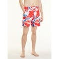thumbnail image 1 of Reebok Men’s & Big Men's Printed Swim Trunks with Compression Liner, UPF 50+, 7” Inseam, Sizes S-2XL, 1 of 5