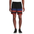 thumbnail image 1 of Reebok Men’s & Big Men's Printed Swim Trunks with Compression Liner, UPF 50+, 7” Inseam, Sizes S-2XL, 1 of 5