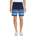 thumbnail image 1 of Reebok Men’s & Big Men's Printed Swim Trunks with Compression Liner, UPF 50+, 7” Inseam, Sizes S-2XL, 1 of 5